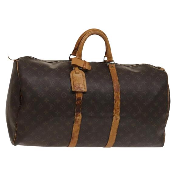 LOUIS VUITTON Monogram Keepall 55 Boston Bag M41424 - Picture 1 of 16